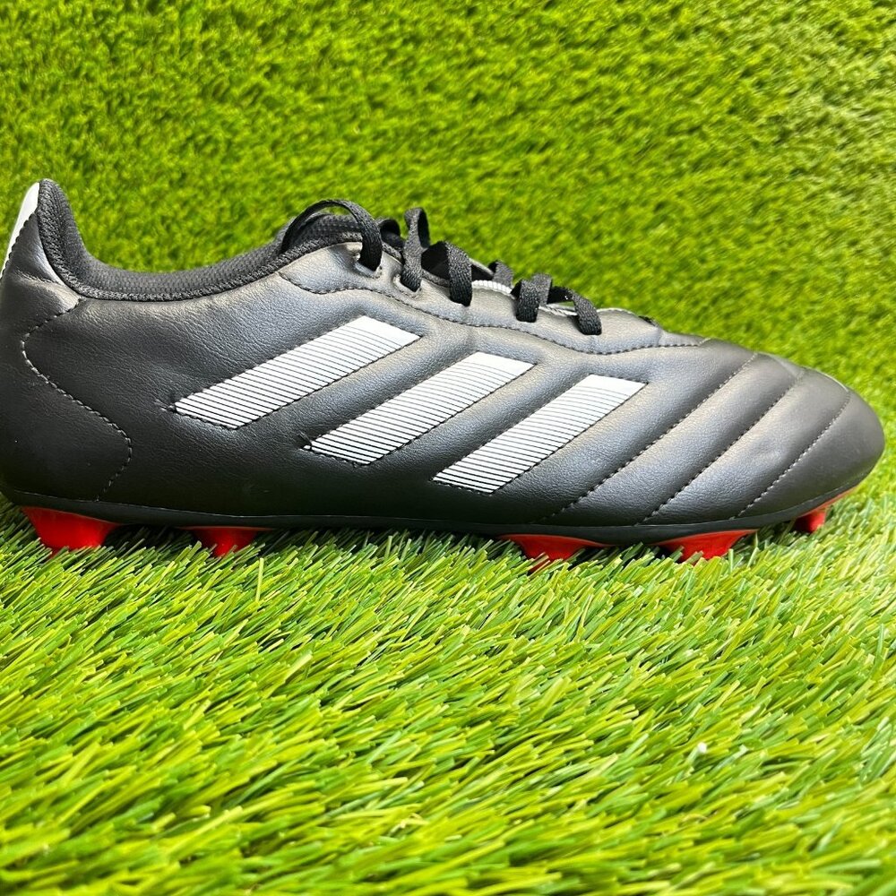 Adidas Goletto VIII FG Mens Size‎ 12 Black White Running Leather Soccer Cleats